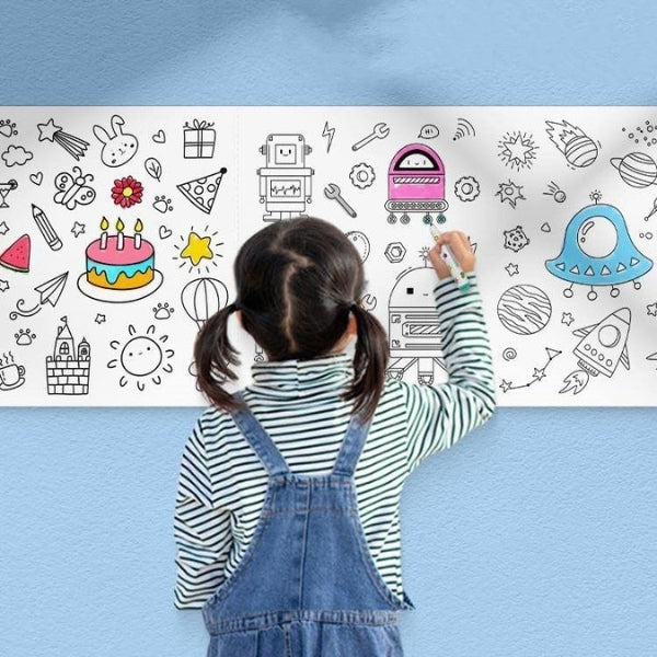 Paint Roll - Coloring pages on a roll