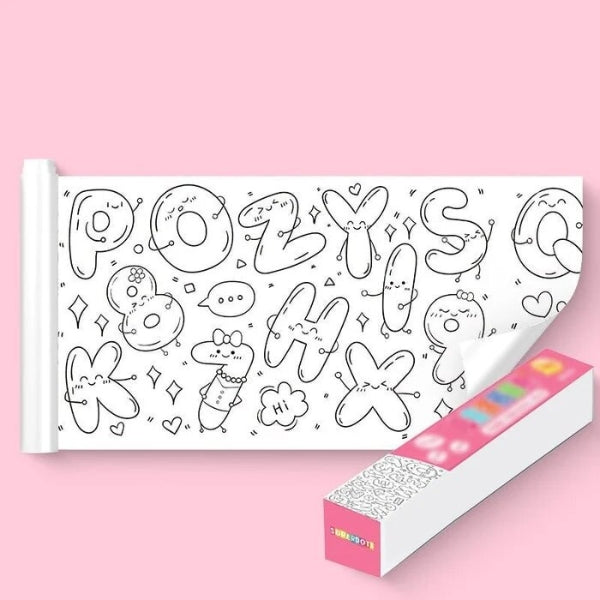 Paint Roll - Coloring pages on a roll