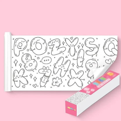 Paint Roll - Coloring pages on a roll