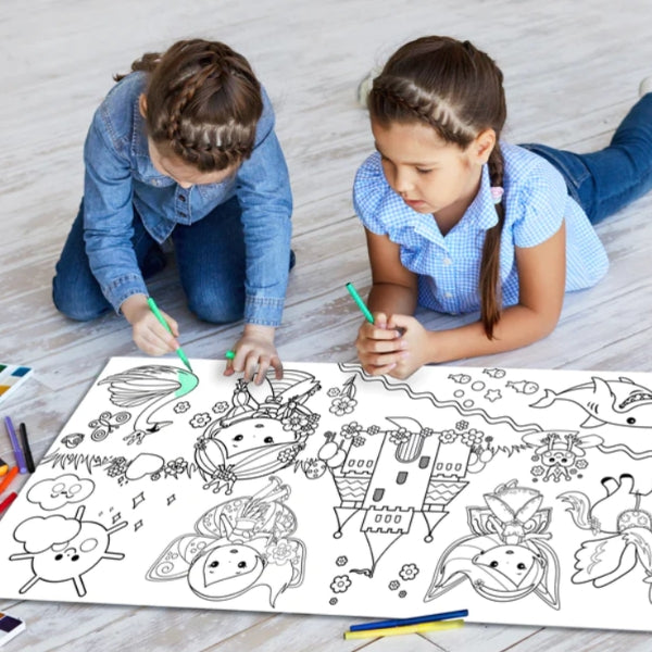 Paint Roll - Coloring pages on a roll