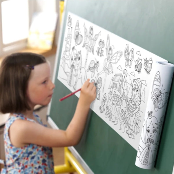 Paint Roll - Coloring pages on a roll