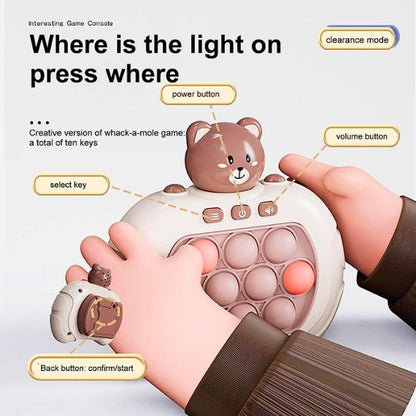 Zoomy Bear - Interactive Toy For Fast Fingers and Quick Mind